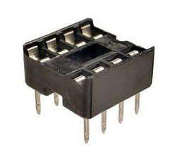 IC SOCKET DIP W=0.3" 8W STD STAMPED PIN  ISS08 / 181077