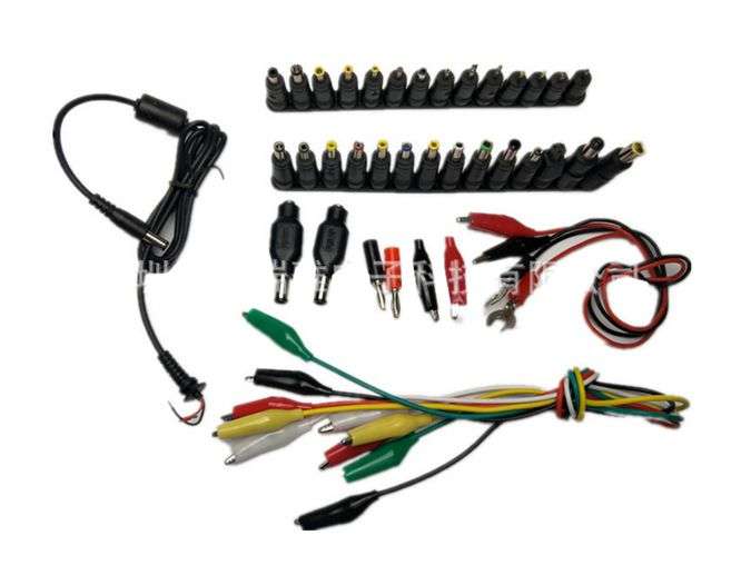 ADAPTER DC POWER & CROCODILE CLIPS 42-PCS SET 200489