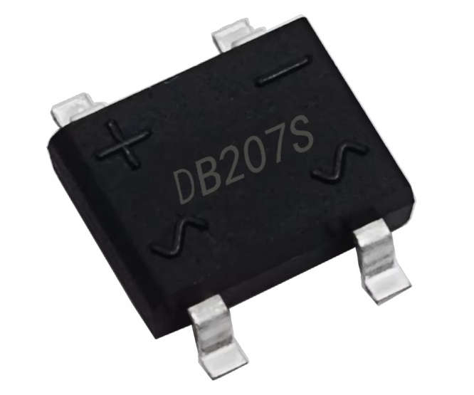 SMD BRIDGE RECTIFIER 2A 1KV SOIC4 DB207S
