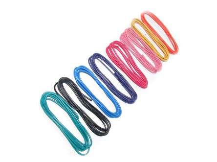 JUMPER WIRE KIT VARIOUS COLOURS 8M  UL1007-SOLID-AWG22-KIT