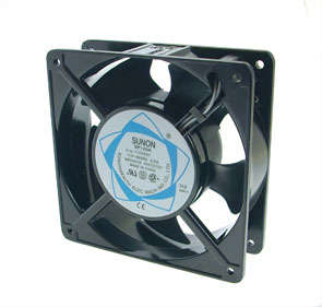 115V AXIAL FAN 120sqx38mmSLV 105CFM TERM SP100A-1123XST*D*