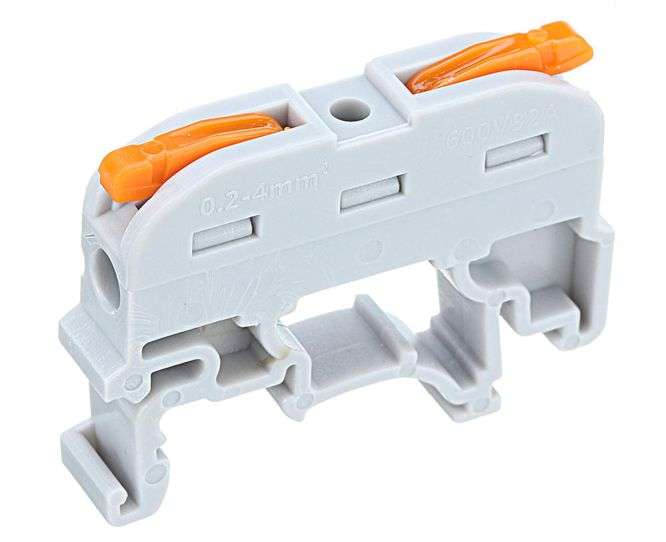 D/R QUICK CONNECT TERMINAL 32A 600V 1W GREY SPL-PCT-211