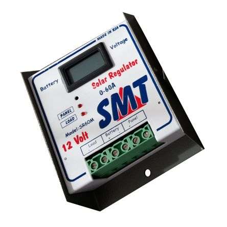 SOLAR REGULATOR 60A W/METER 12V  SR60M-12