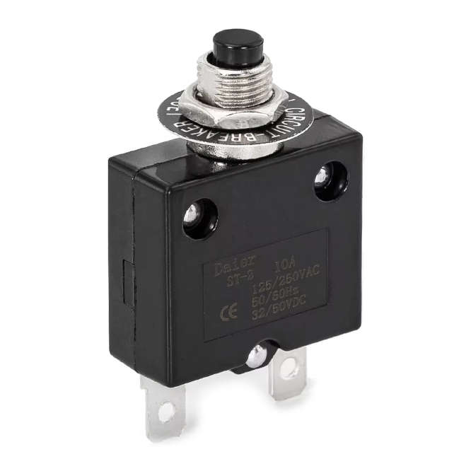 CIRCUIT BREAKER P/MNT 250VAC 5A M11 RND NUT ST-2-5A