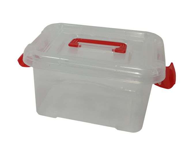 CLEAR BIN & LID 155x112x100mm 180565