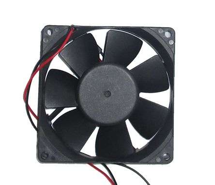 FAN 80sqx20 12V SLV 33CFM WITH LEADS  EE80201S2-0000-999