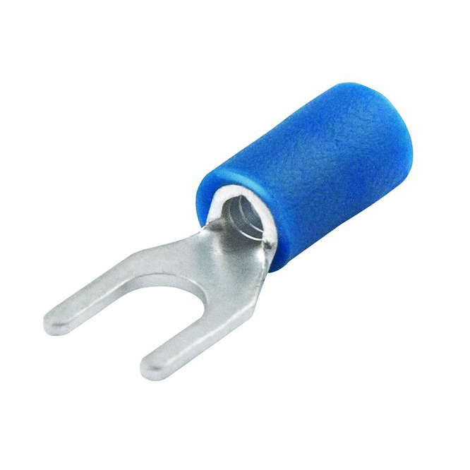 TERMINAL PRE-INS FORK BL 4.3mm - DEBULK SV 2-4M