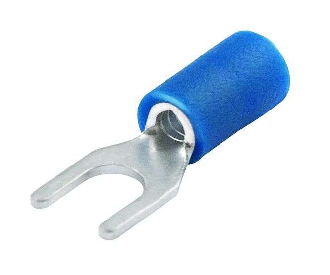 PRE-INSULATED FORK TERMINAL BLUE 3.7mm SV 2-3.5S