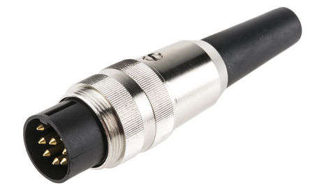 PLUG DIN I/L 8P 60V 5A SOLDER  SV80