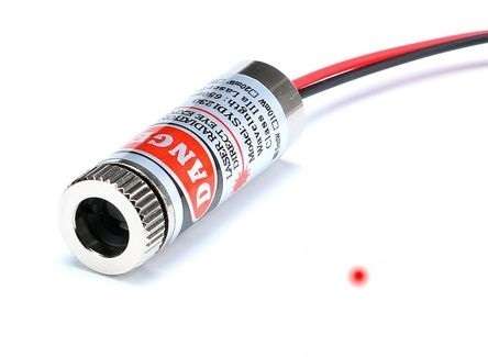 RED DOT LASER MODULE 5VDC 5mW  SYD1230-L-5V / 170321