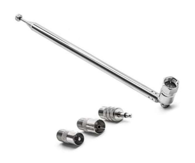 TELESCOPIC RF ANTENNA KIT 88-240MHz SY-T170-F-7123-7