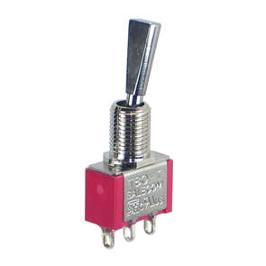 MINI TOGGLE SWITCH SPDT ON-ON SOL T8013-UHBQ-E-H