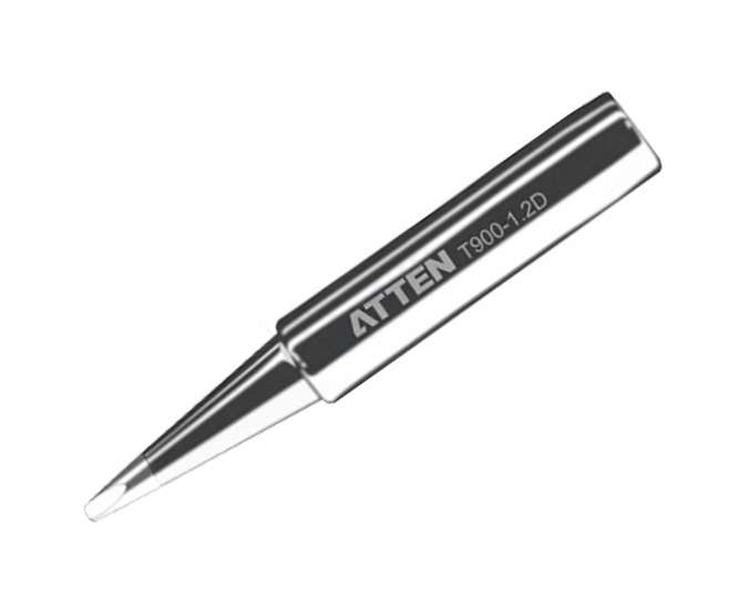SOLDERING IRON TIP 1.2mm OD=6.4mm ID=4mm CHISEL FOR AT60D/AT80D T900-1.2D