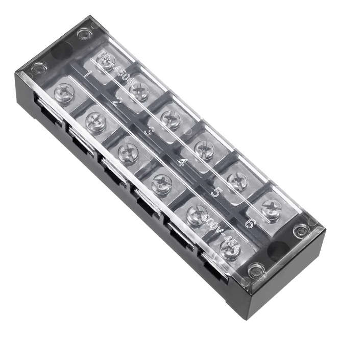 BARRIER TERMINAL BLOCK 600V 45A 6W TB-4506L