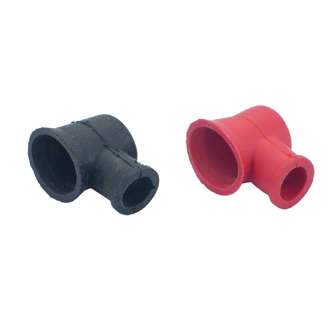 15mm BATTERY TERMINAL DUST COVER SET  AP300-RD-BLK / 210596