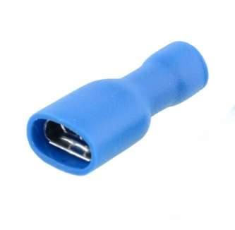 TERMINAL INSULATED BLUE 6.35mm - MPQ=10  FDFN 2-250 *DBK*
