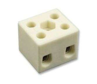 2W IN-LINE CERAMIC TERMINAL BLOCK P/MNT 2-1602-2/ST
