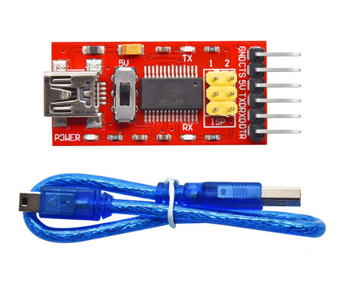 FTDI BASIC PROGRAM DOWNLOADER USB TO TTL FT232 FOR ARDUINO TS0019