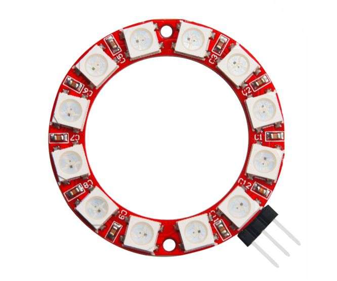 WS2812 ADDRESSABLE 5050 RGB LED MODULE RING TS1542