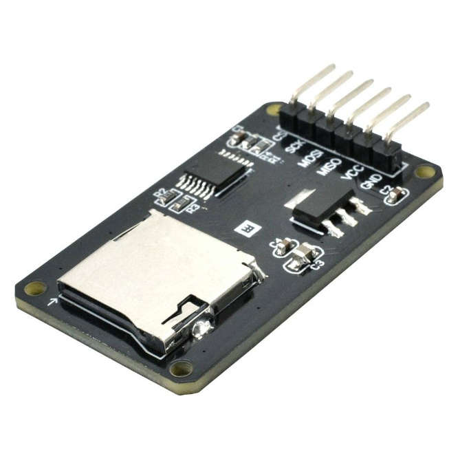 MINI MICRO-SD CARD MODULE WITH SPI INTERFACE TS2408
