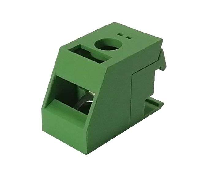 TRANSFORMER RAIL CLIP-ON EARTH TERMINAL 1P GREEN TS4-01P-14-00A(H)