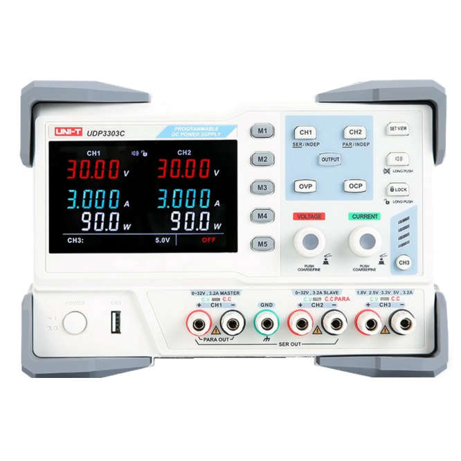 LAB / BENCH POWER SUPPLY 3-CH 30V 3A 195W UDP3303C
