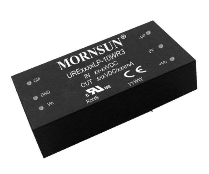 DC-DC CONVERTER DIL I=48V O=+/-15V @333mA 10W URE4815LP-10WR3 *D*