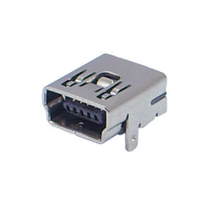 SOCKET USB TYPE-B MINI R/A PCB  USB B-M5-C / 200744