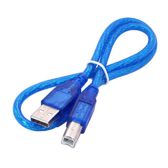 USB LEAD A-PLUG TO B-PLUG 0.5m BLUE 12600009
