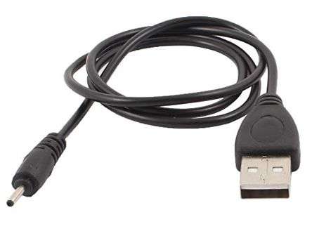 USB-A POWER / CHARGER CABLE WITH 0.6x2mm DC POWER SOCKET EIEXX-YYY-ZZ