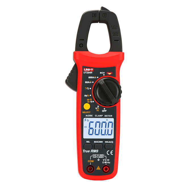 CLAMP MULTIMETER CURRENT TESTER 600A AC AND DC UT204R