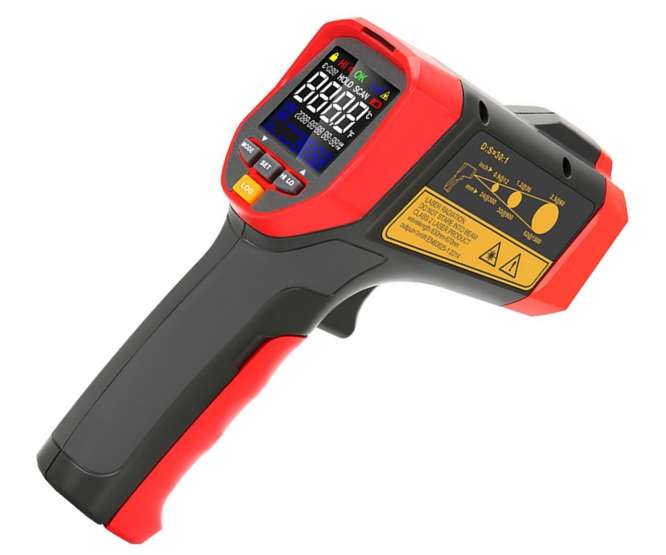 GUN TYPE CONTACTLESS THERMOMETER IR 1300-DEG  UT303C+