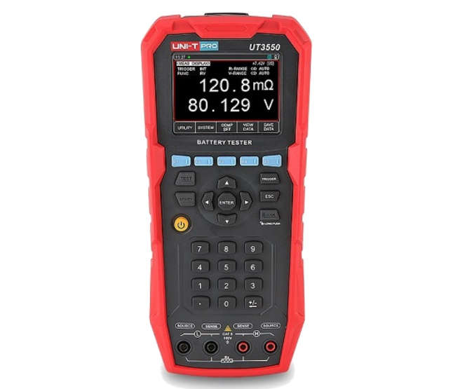 HANDHELD PROFESSIONAL BATTERY TESTER 100V 30R UT3550