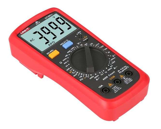 DIGITAL MULTIMETER 10A AC/DC 750VAC 1000VDC  UT39C+