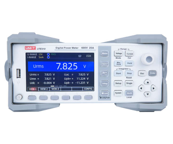 DIGITAL POWER METER 300KHz 600V 20A UTE310
