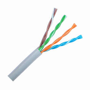 CAT5E UTP CABLE SOLID GREY UTP4V5SW
