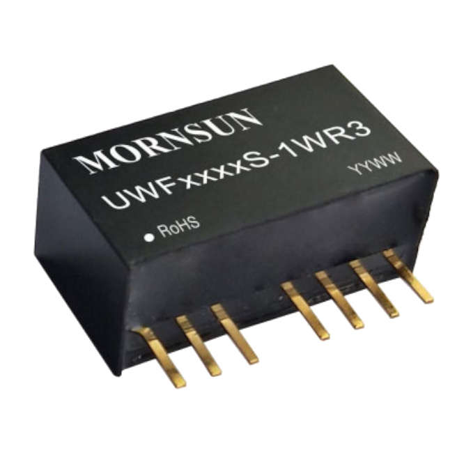 DC-DC CONVERTER SIL I=12V O=+/-12 100mA 1W UWF1212S-1WR3
