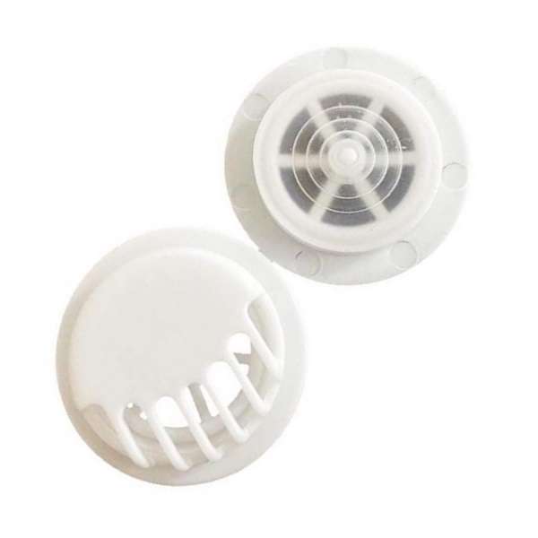 ROUND RESPIRATOR VALVE FOR MASK WHITE X-V7