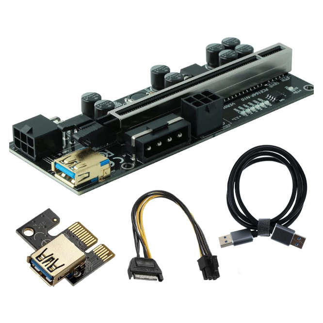 PCI-E EXTENDER / RISER BOARD 1X-16X VER=9.0 VER009C-PLUS