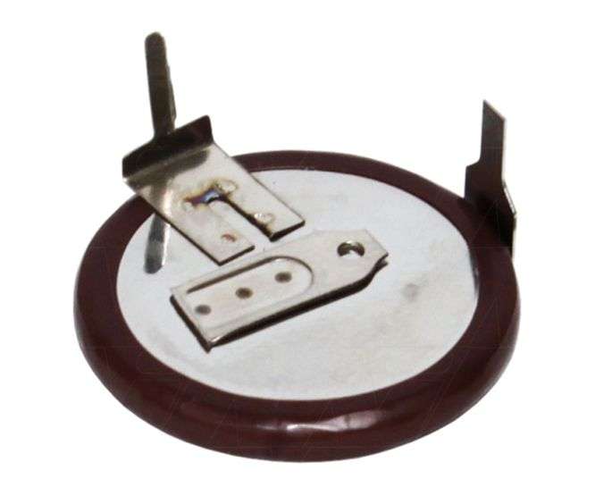 RECHARGABLE LITHIUM COIN BATTERY 3V 20mA 20x2 90-DEG 2-PIN PCB VL-2020/HFN