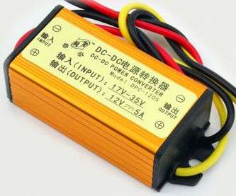 DC-DC POWER CONVERTER 24V-12V @ 5A  W-C-B-24-12-5A / 170363
