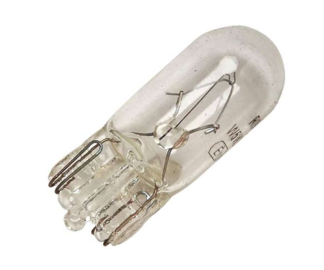 WEDGE LAMP T10 12V 400mA 5W AUTO 10x25mm W5W2825