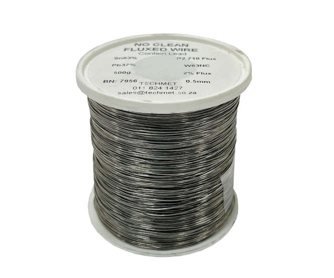 SOLDER WIRE LEADED NO-CLEAN 0.5mm 500G ROLLS W63NC0505 500g