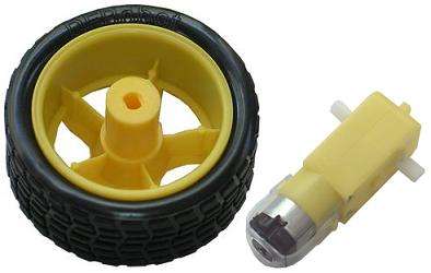 KIT CONSIST OF Ix MOTOR & RUBBER WHEEL  AC032 / 160004
