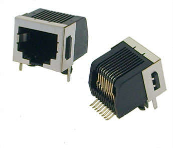 SOCK MOD RJ45 R/A SHIELD   SMD  X98137