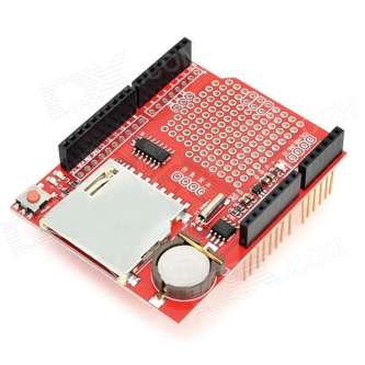 DATA LOGGER SHIELD + SD CARD READER + RTC ST1046 / XD-204