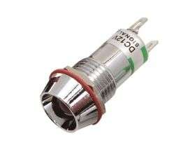 LED PANEL MOUNT INDICATOR 10mm 12VDC BLUE  XD22-10-12VDC-BL / 180133