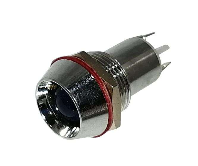 16MM LED INDICATOR 12VDC BLUE  XD22-16-12VDC-BL / 180147