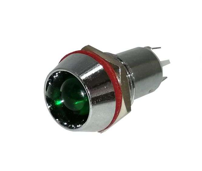 10MM LED INDICATOR 220VAC GREEN XD22-16-220VAC-GR