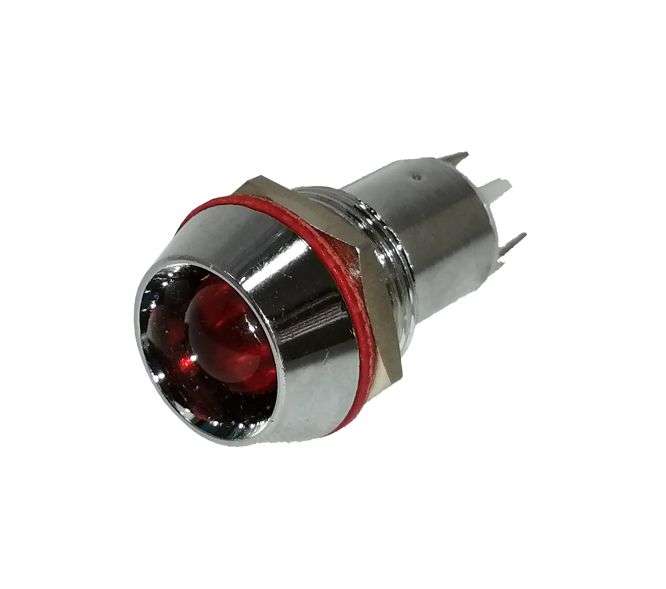 10MM LED INDICATOR 220VAC RED XD22-16-220VAC-RD